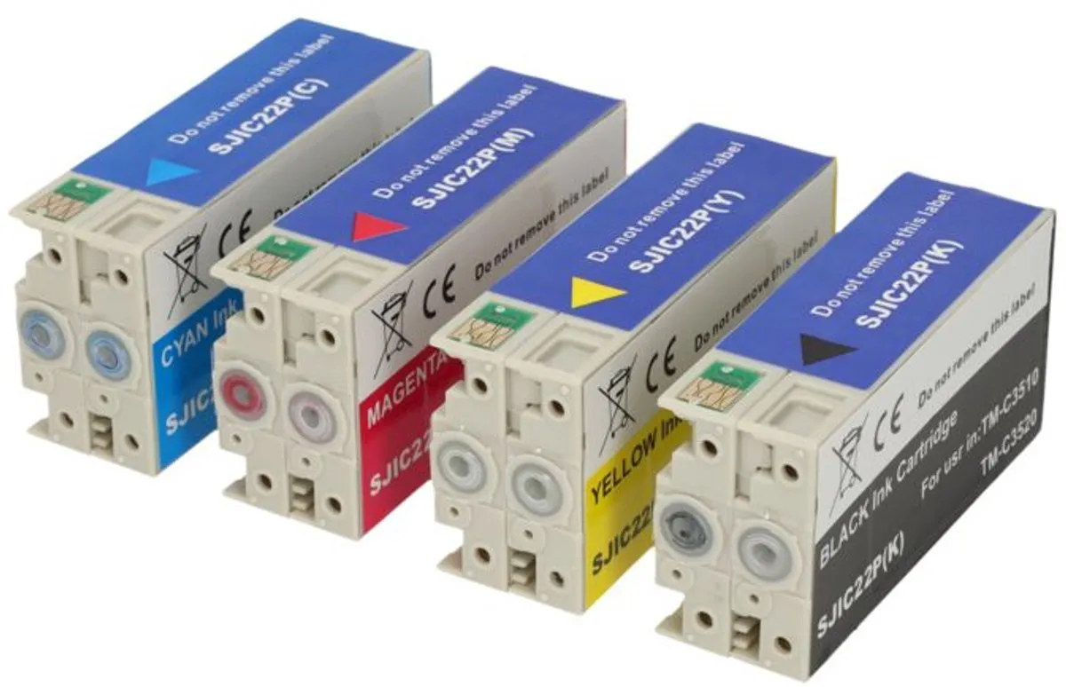 PrintAbout SJIC22P(K/C/M/Y) Inktcartridge 4-kleuren