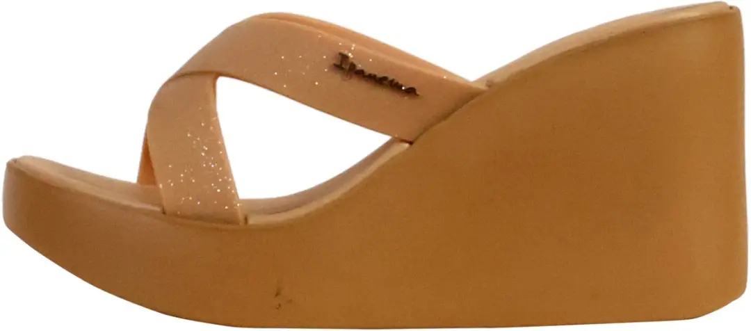 High Fashion II sandalen met sleehak om aan te trekken