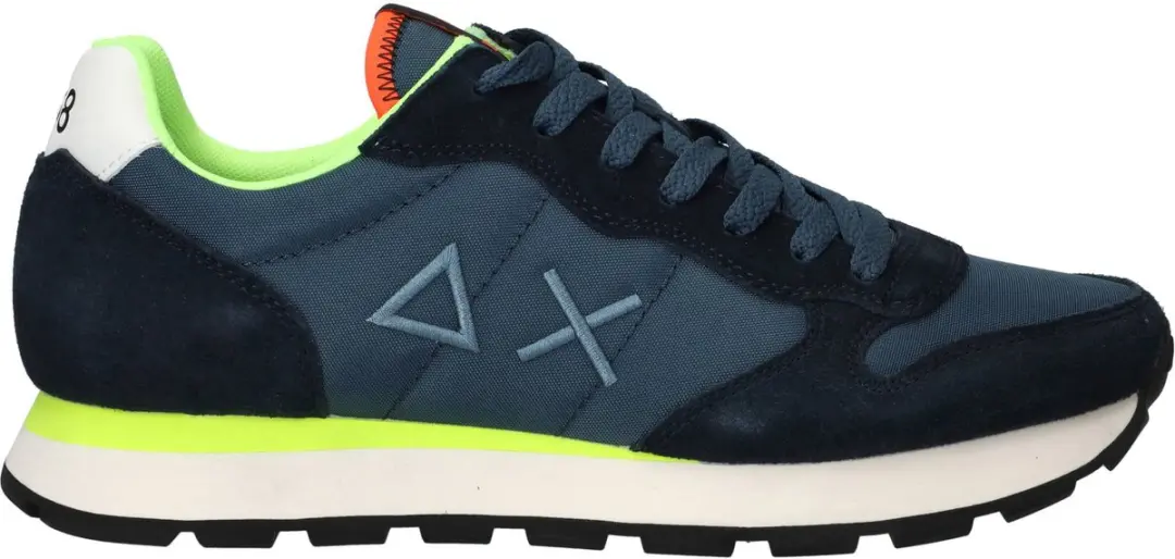 Sun68 Sneaker Tom Fluo Navy Blauw