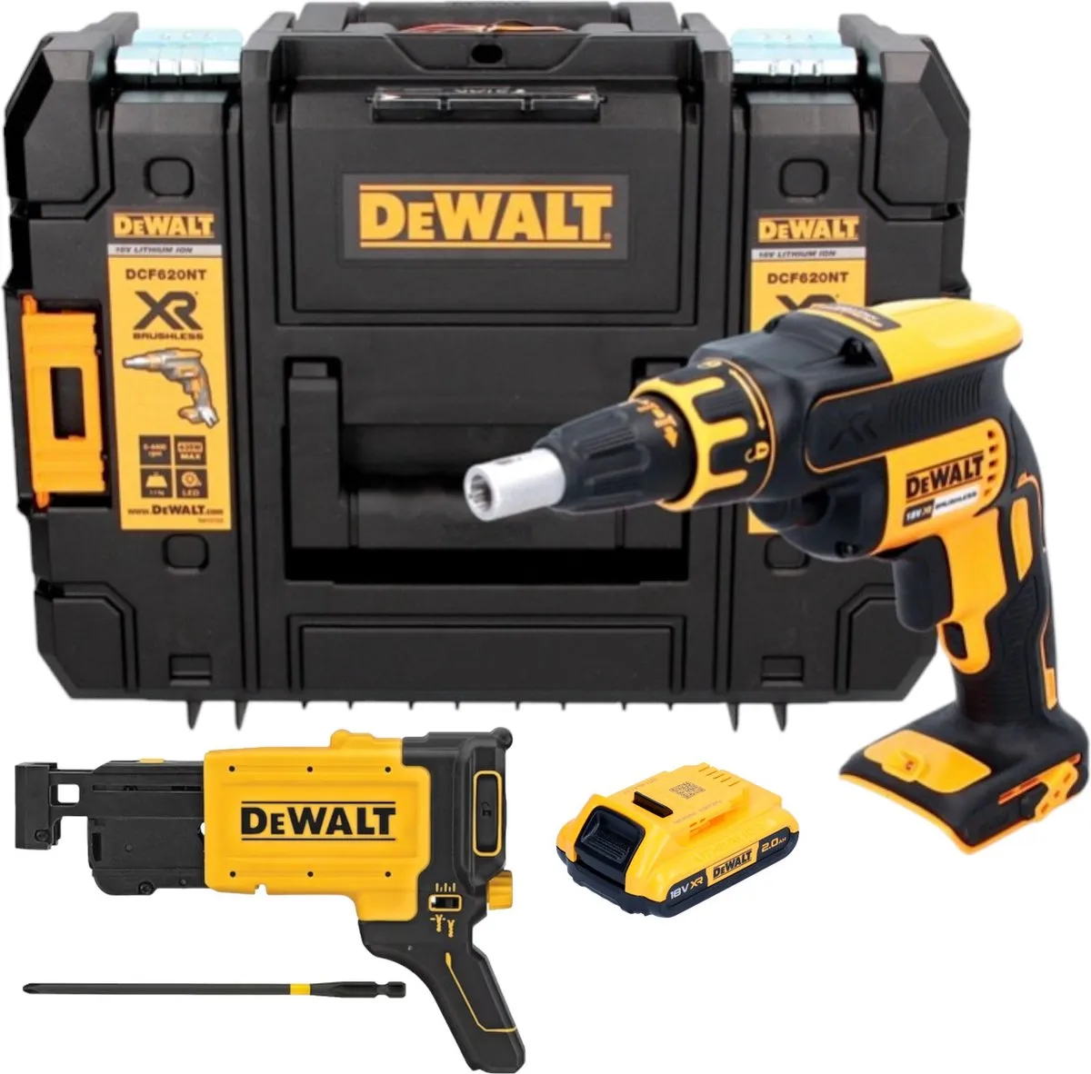 DeWalt DCF 620 NT Accu-Schroevendraaier 18V 30Nm - 2,0Ah - afbeelding 2 van 6