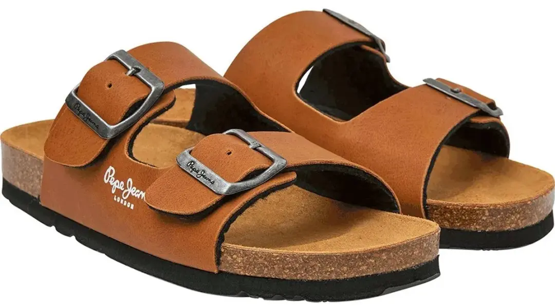 Pepe Jeans Bio Double Kansas Sandalen Bruin EU 33 Jongen