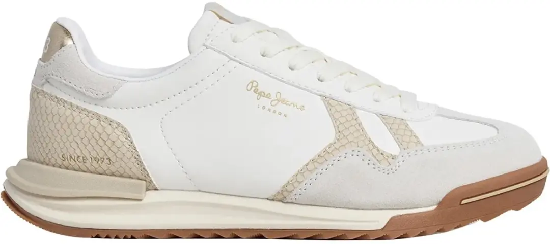 Pepe Jeans Marvin Snake Schoenen Wit EU 39 Vrouw
