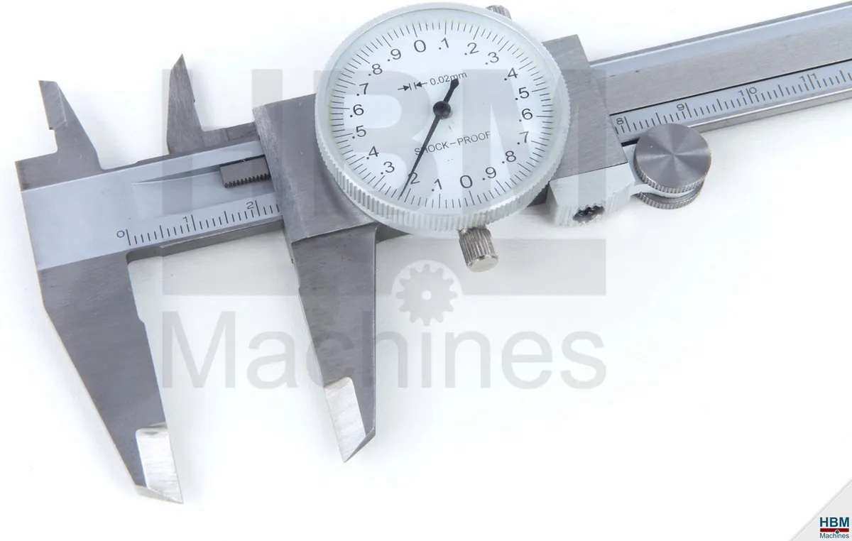 HBM 150mm Klokschuifmaat - Metaal