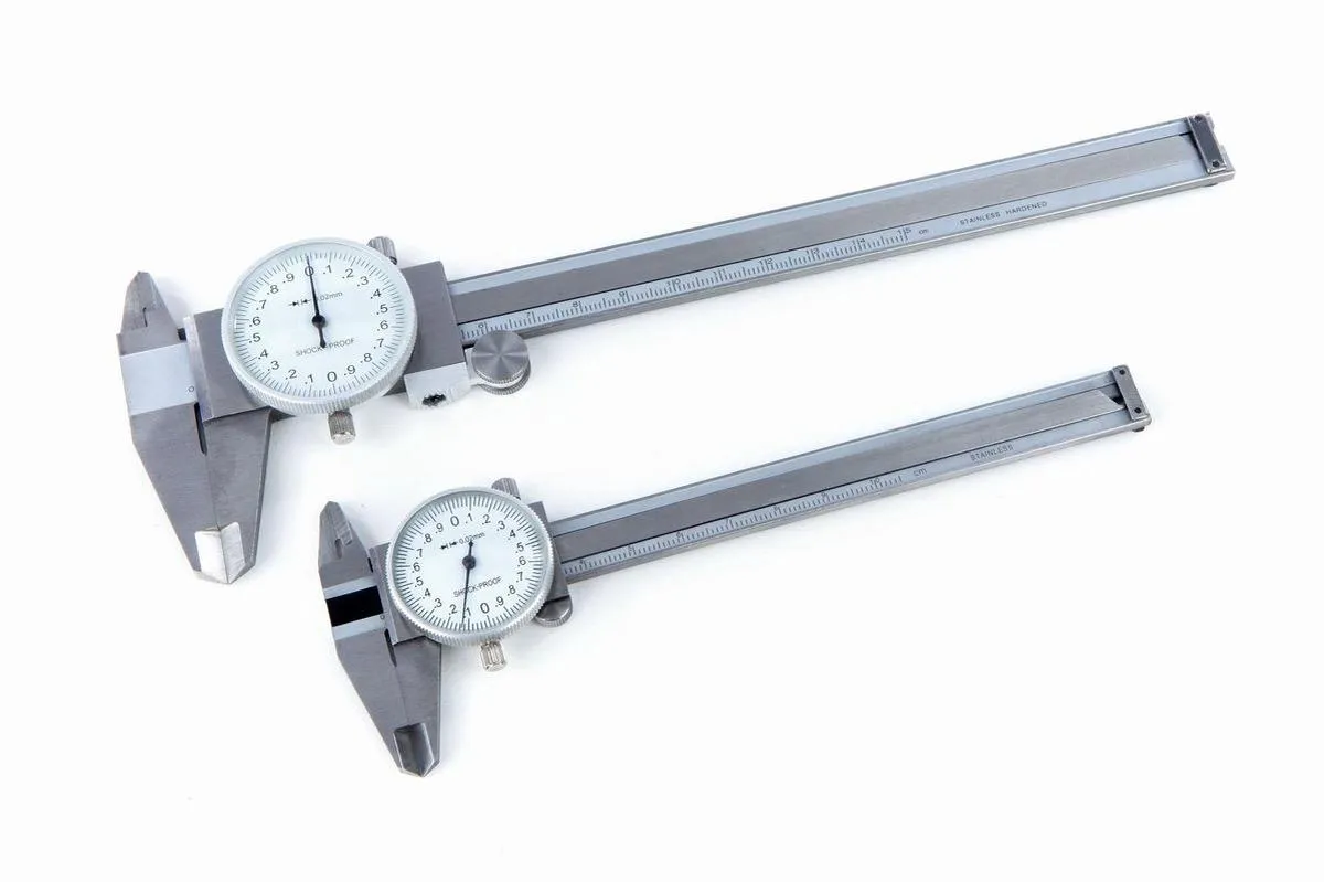 HBM 150mm Klokschuifmaat - Metaal