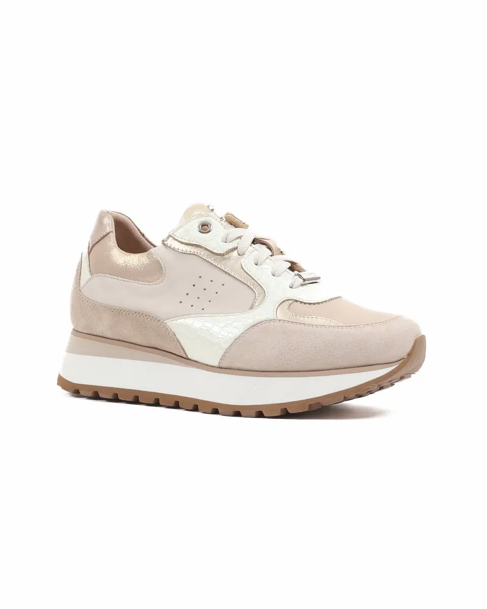 Footnotes Esmee Sneakers Wijdte K - Beigemulti - afbeelding 5 van 6