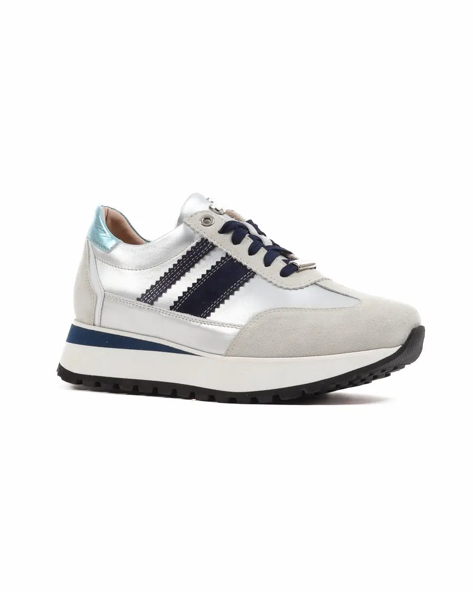 Footnotes 32.012 Sneakers - Zilver - afbeelding 2 van 6
