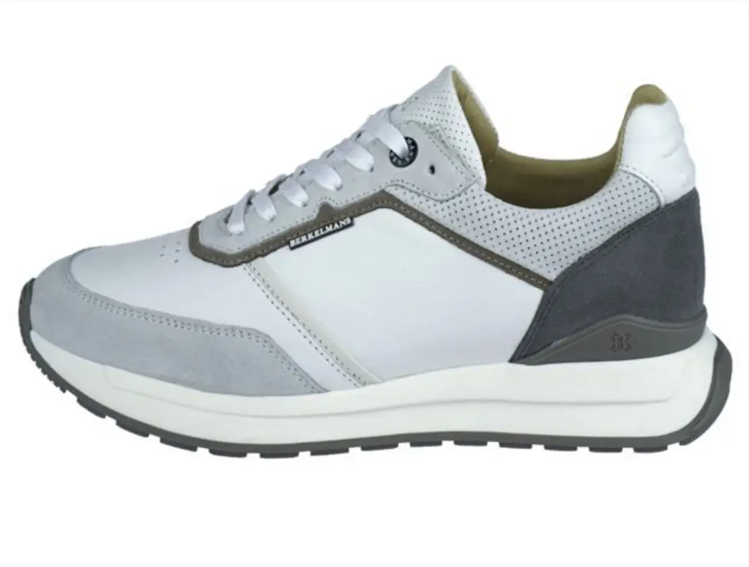 Berkelmans Hondo Sneakers 44 - Wit/Grijs - afbeelding 5 van 6
