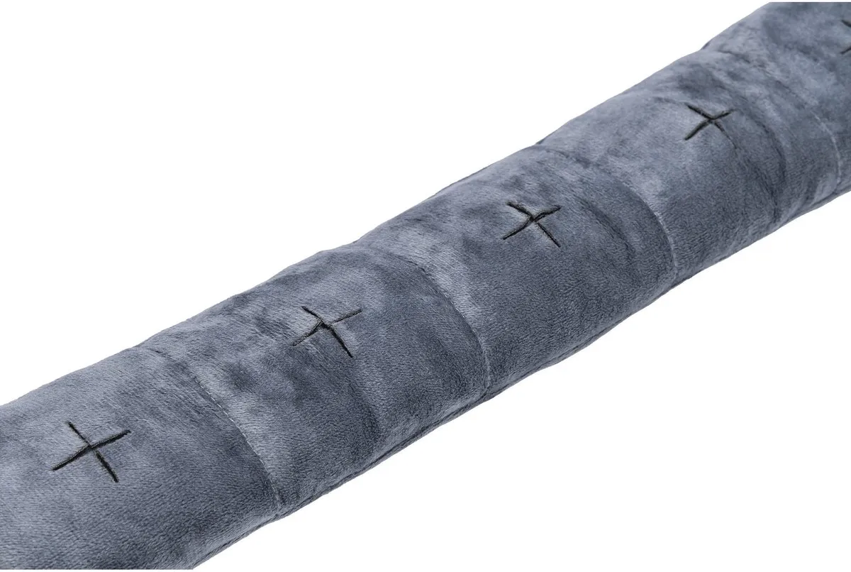 Beeztees Hide And Seek Slak Pluche Hondenspeelgoed - 72x10,5x5cm - Geel/Grijs