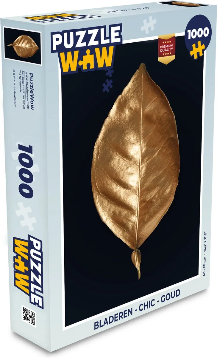 PuzzleWow Legpuzzel 1000 Stuks