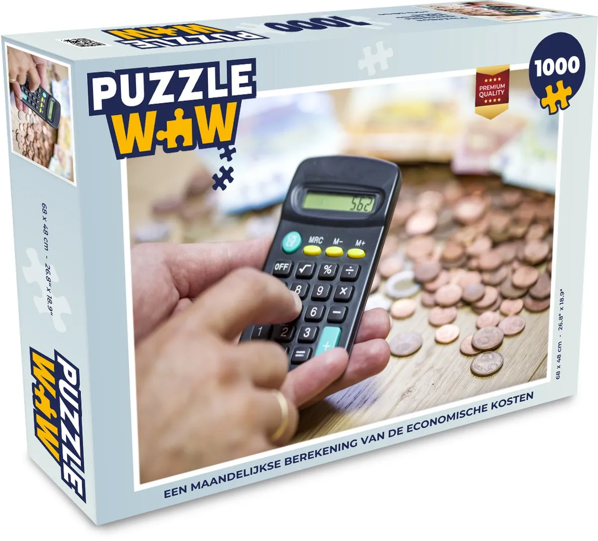 PuzzleWow Legpuzzel 1000 Stuks Multicolor