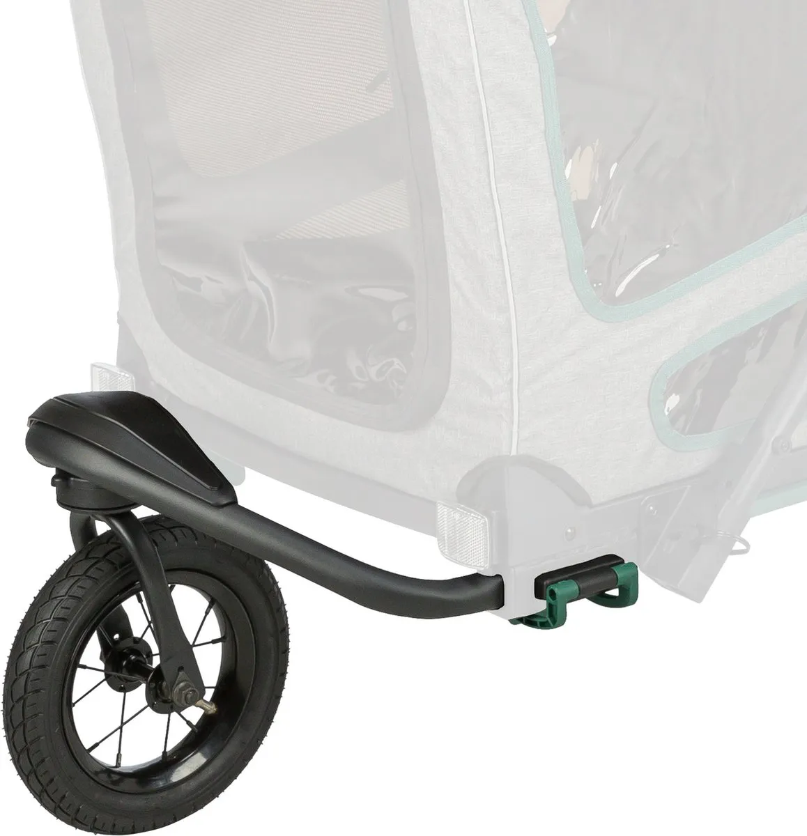 Trixie Jogger-Ombouw Voor Fietskar Medium - Grijs