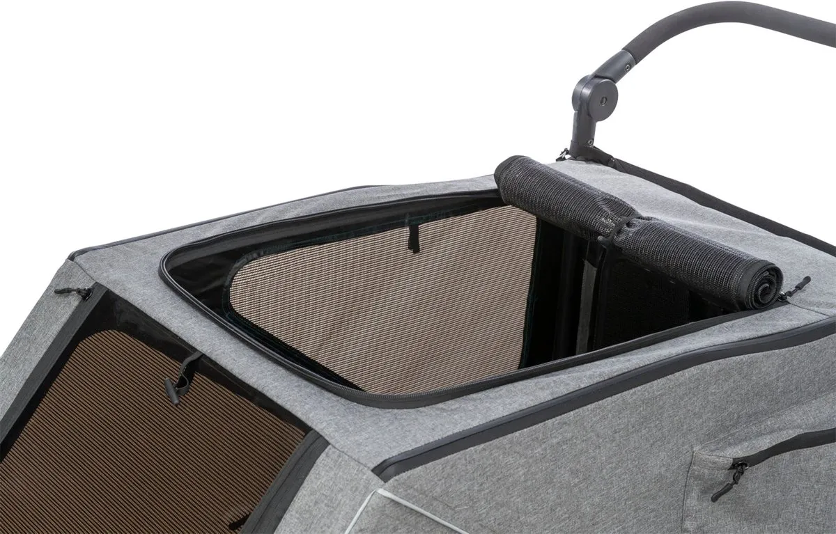 Trixie Jogger-Ombouw Voor Fietskar Medium - Grijs