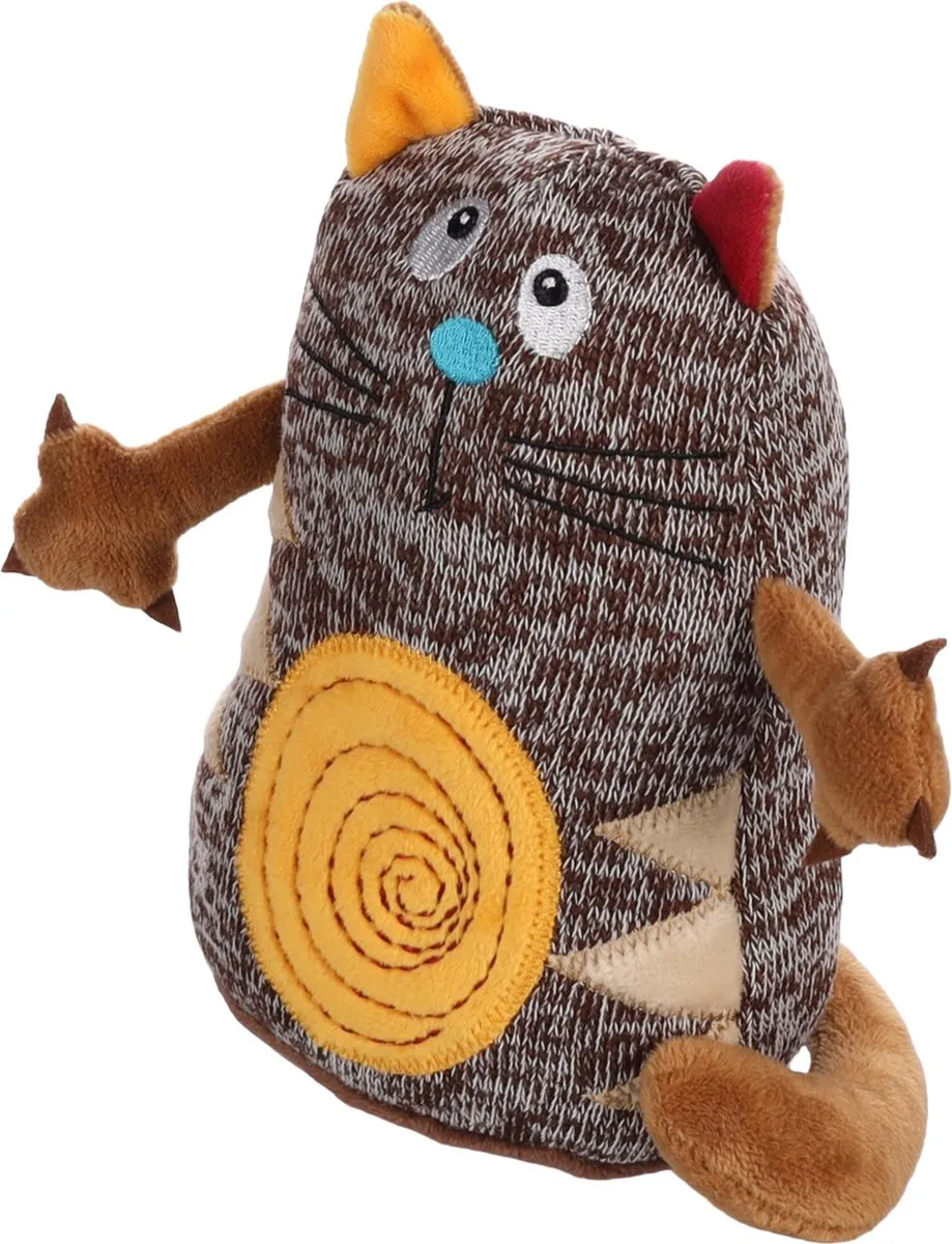 Flamingo Catza - Speelgoed Katten - Ps Catza Poes Bruin 21x10x20cm - 1st - 136880 - 1st