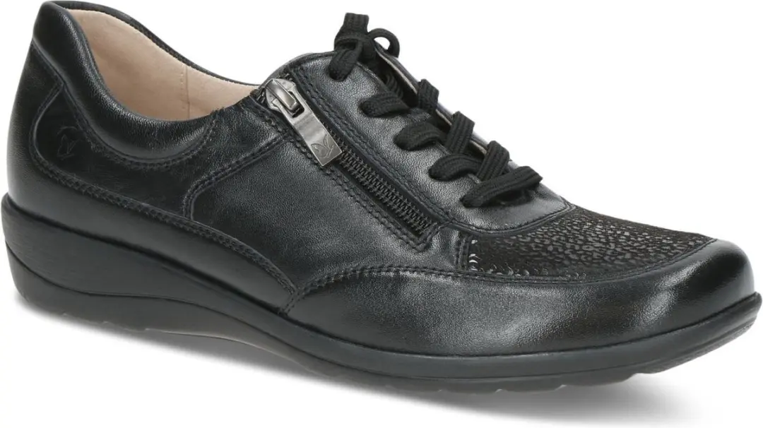Caprice 9-9-23766-43 019 Black Combi Dames Sneakers - Zwart - 37 - afbeelding 3 van 6