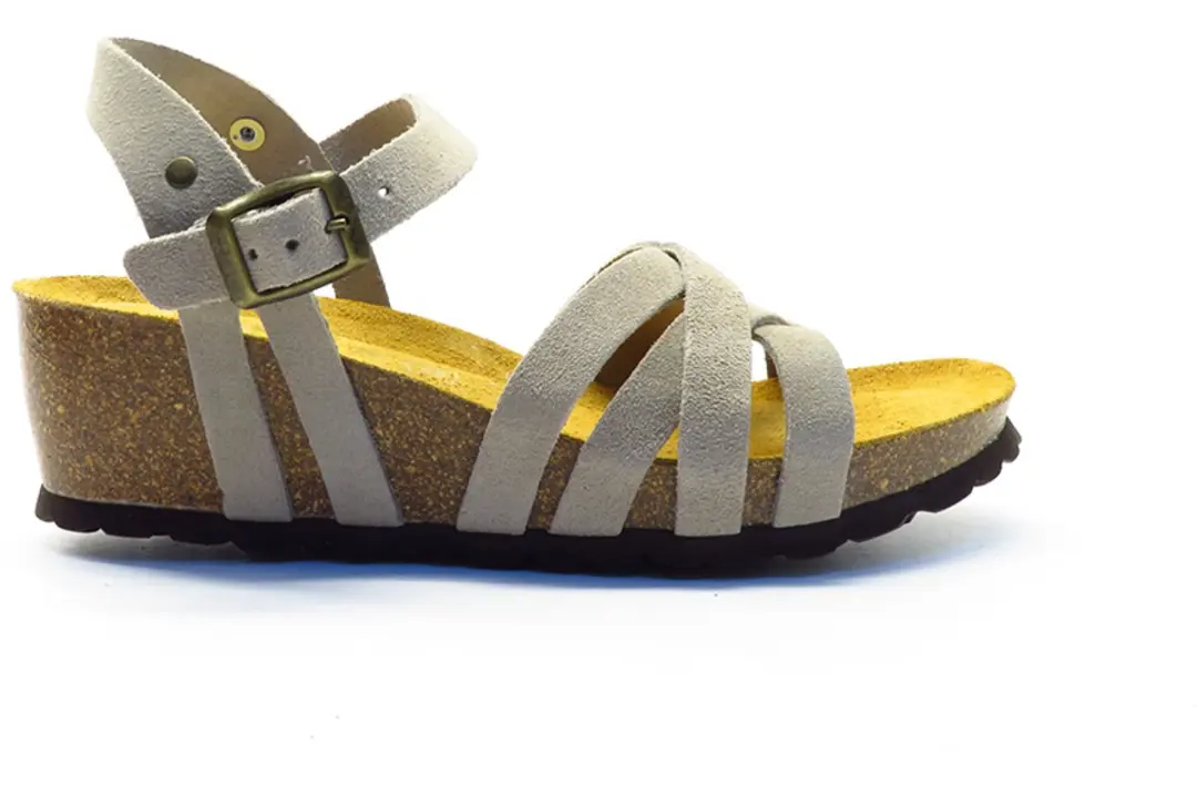Vamos Piedra suede sleehak 1715 Piedra Beige