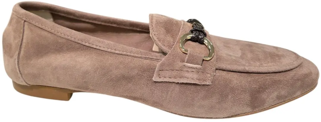 Gianluca Pisati Ivy Camoscio Mouve Instappers Bruin Suede Dames