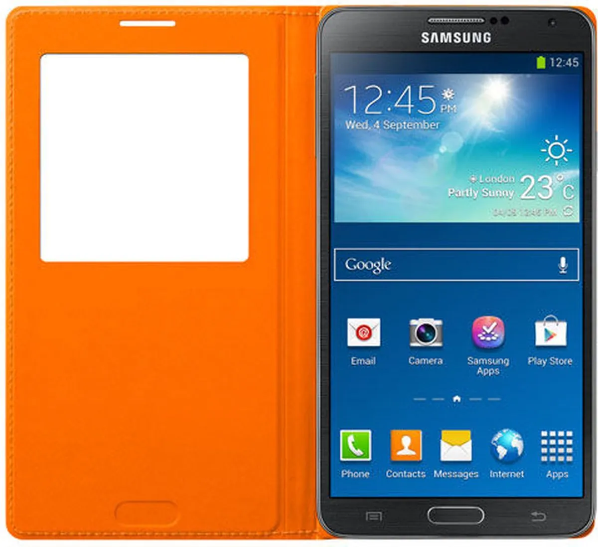 Samsung S View Cover EF-CN900BOEGWW - Oranje