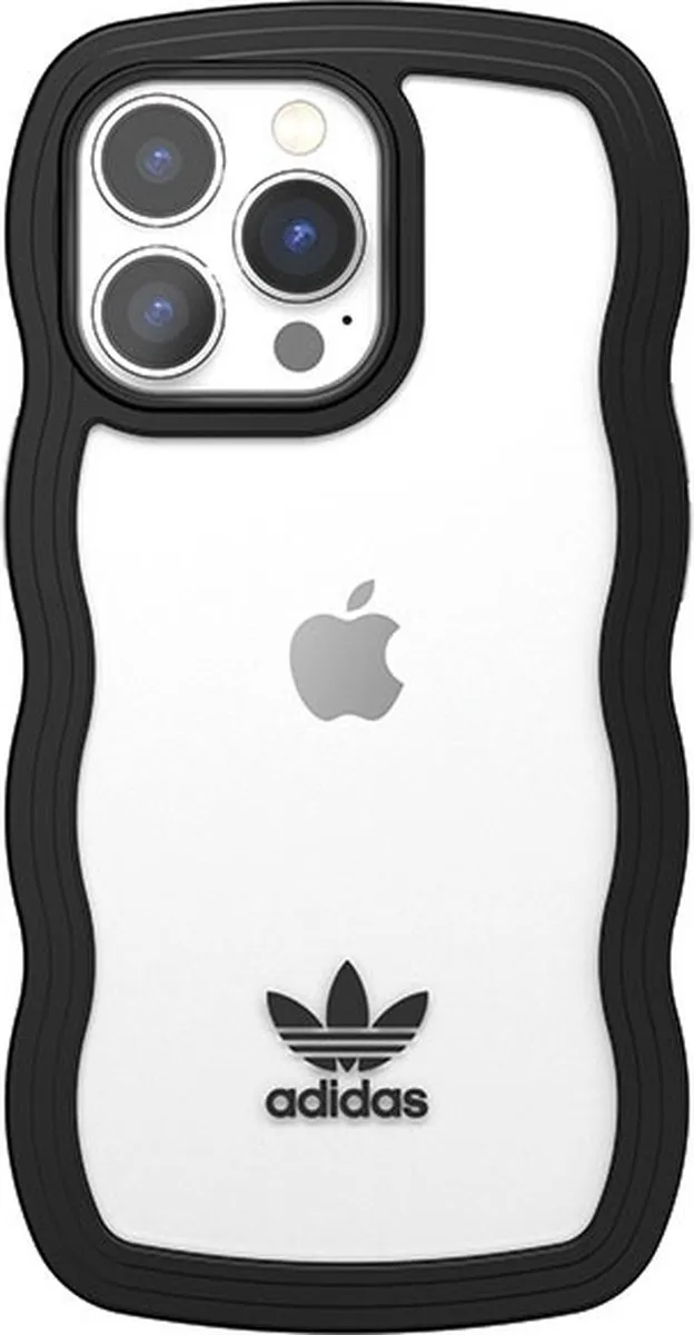 Adidas OR Wavy Case iPhone 13 Pro - Zwart/Transparant