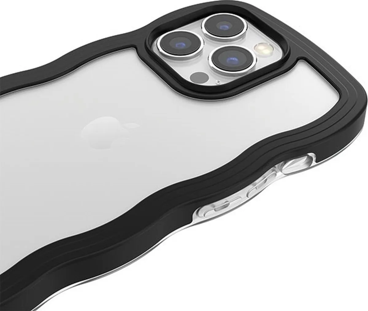 Adidas OR Wavy Case iPhone 13 Pro - Zwart/Transparant