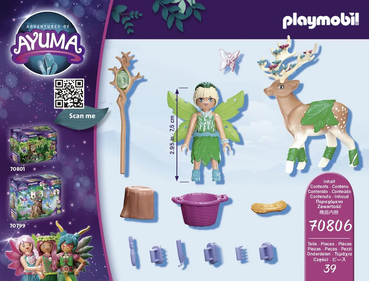 Playmobil Adventures of Ayuma Forest Fairy 70806 - Multicolor - afbeelding 6 van 6
