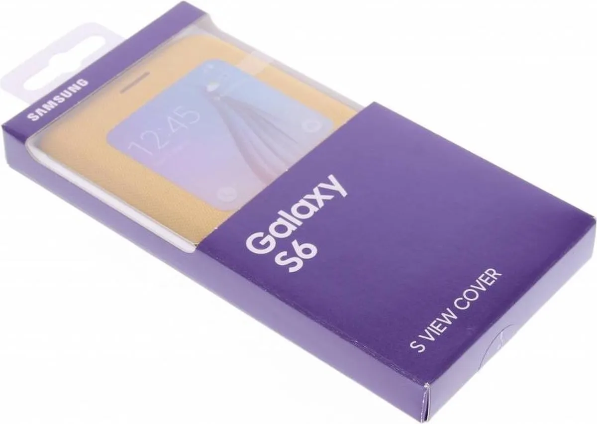 Samsung Galaxy S6 S-View Cover - Geel - afbeelding 6 van 6