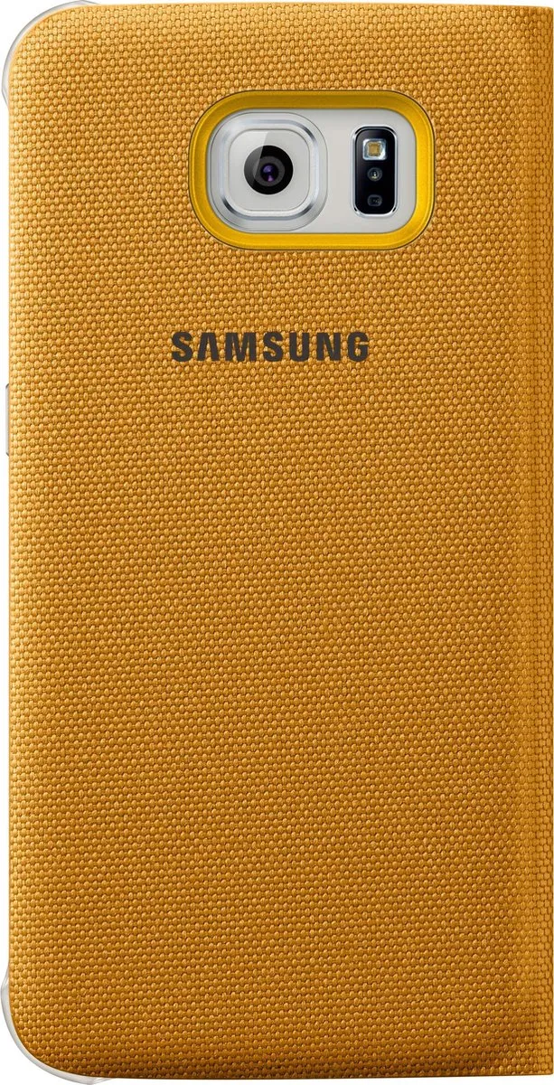 Samsung Galaxy S6 S-View Cover - Geel