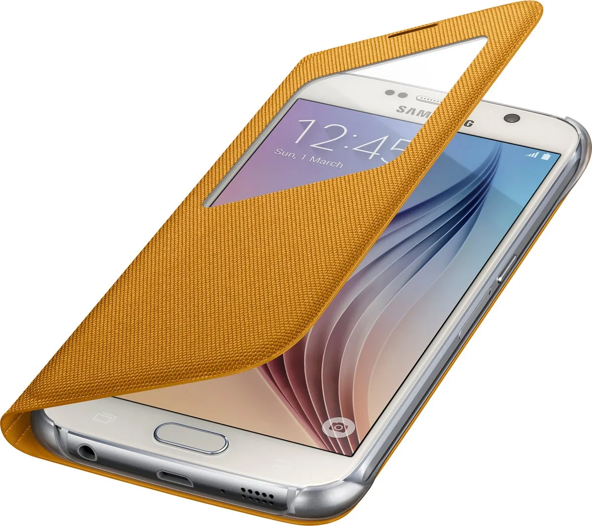 Samsung Galaxy S6 S-View Cover - Geel