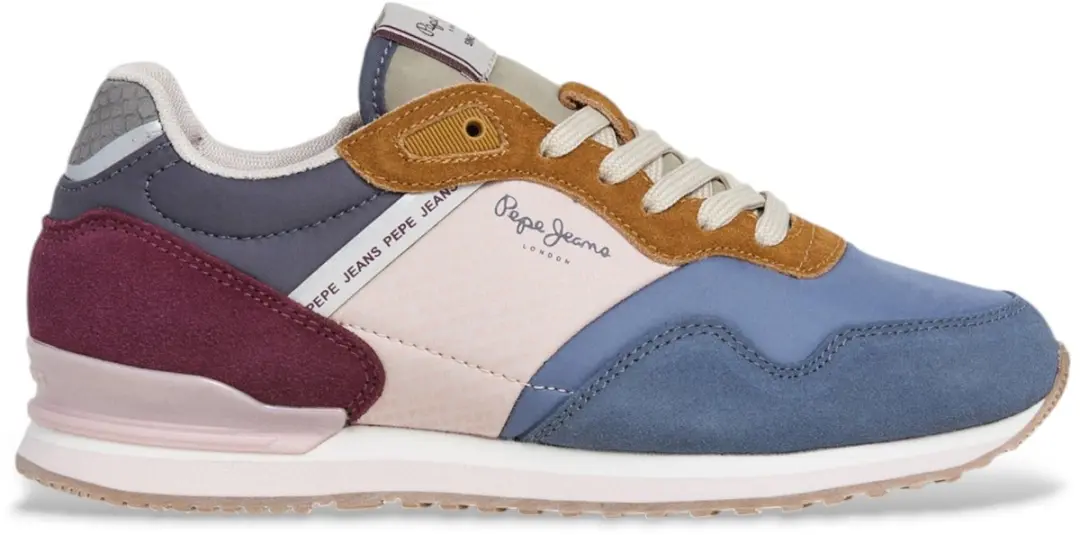Pepe Jeans Leren sneakers Londen Logo