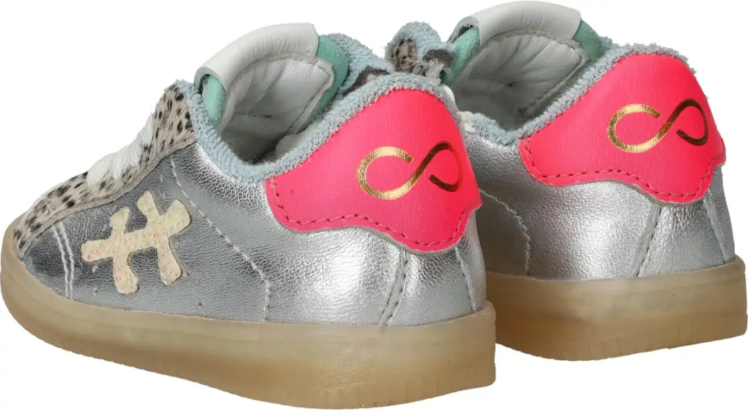 Pinocchio Sneakers - Meisjes - Zilver - Maat:23 - afbeelding 5 van 6