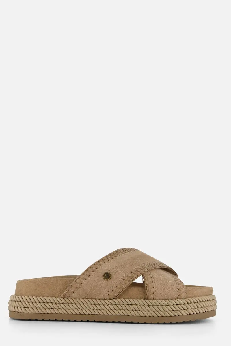 Warmbat Nullagine Slippers beige Suede