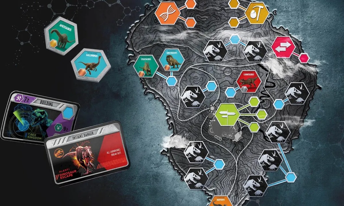 Jurassic World The Boardgame Bordspel - 2-6 Spelers - afbeelding 6 van 6