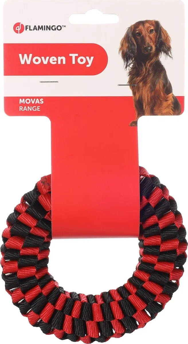 Flamingo Movas Ring - Rood/Zwart M