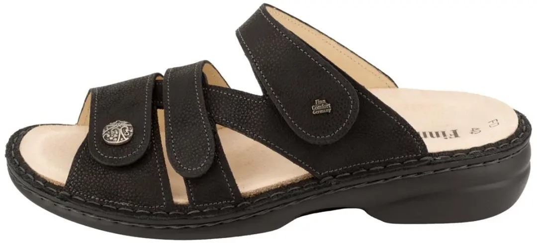 Ventura black S longbeach slipper Finn (Maat