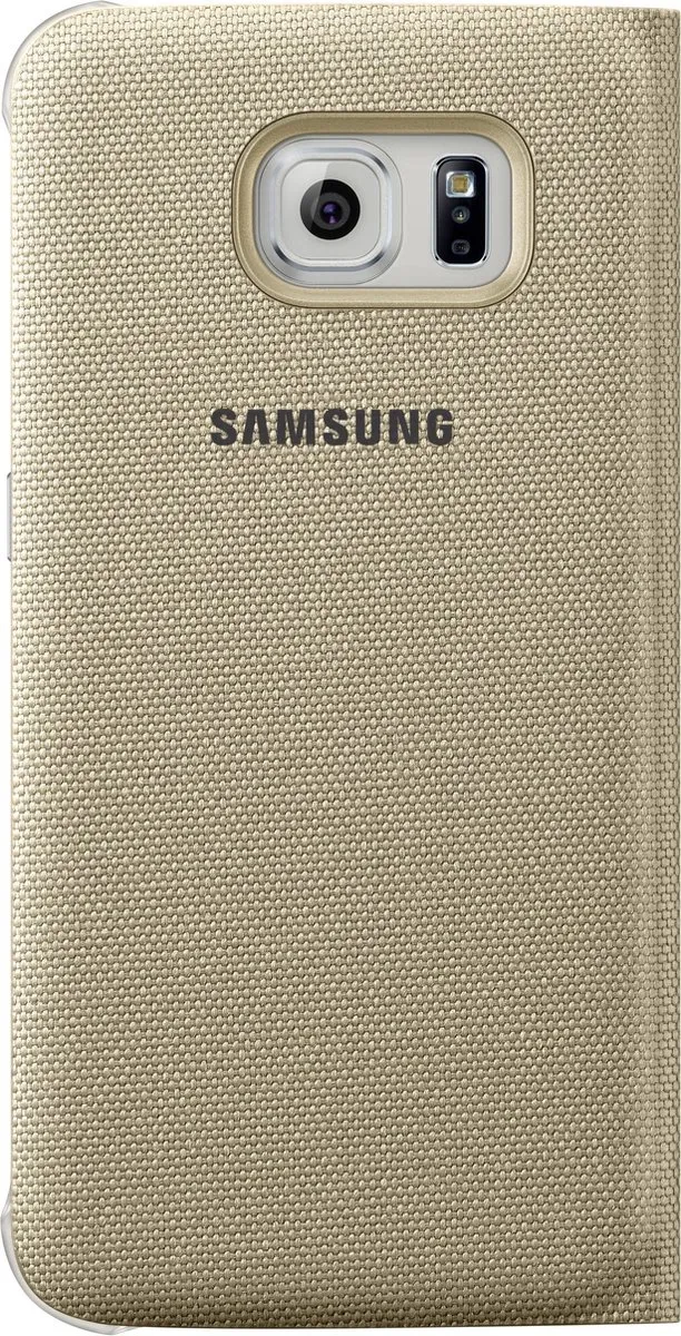 Samsung Galaxy S6 Flip Wallet Hoesje - Goud