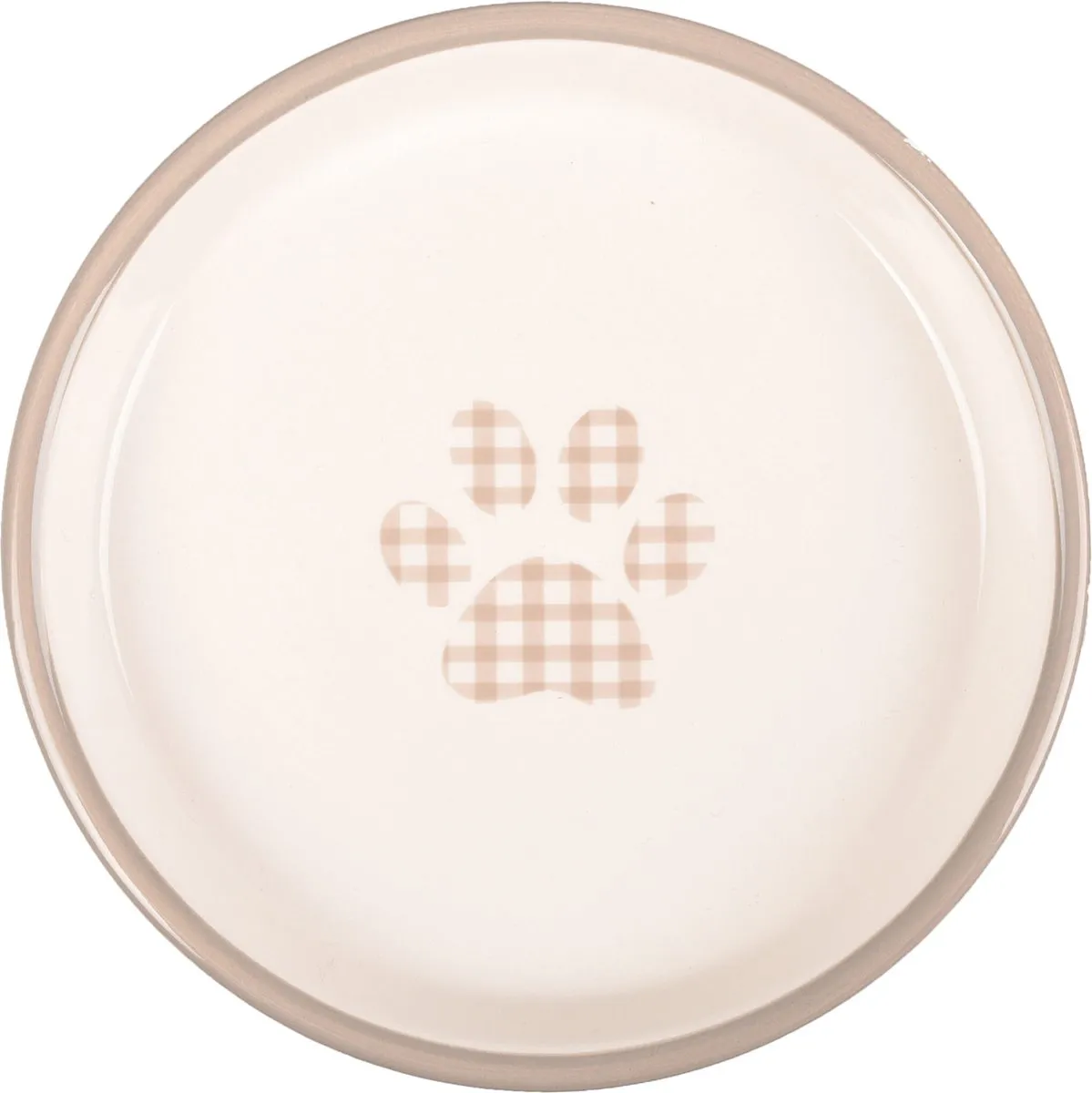Flamingo Mylo Kattenvoerbak - 180ml - Beige/Wit
