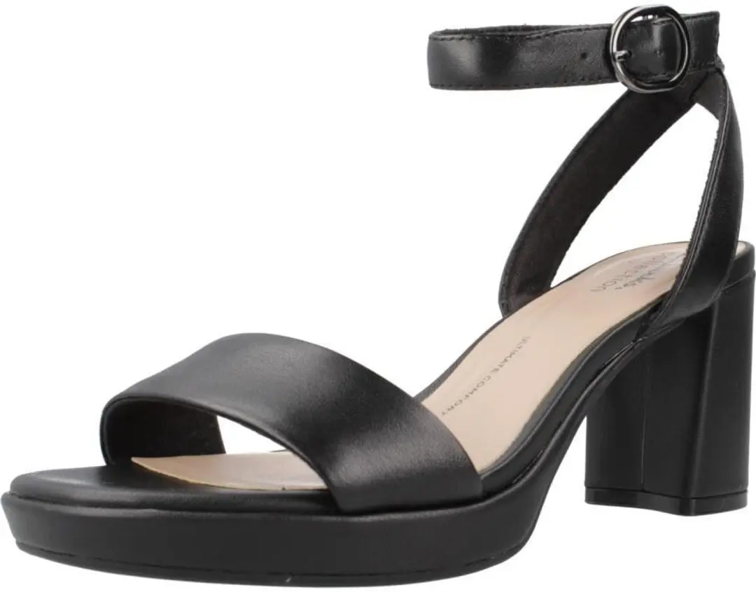 Clarks Ambyrlyn Bay Dames Sandalen met Blokhak