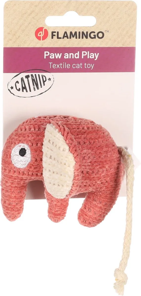 Flamingo Blaro Speelgoed Kat Olifant Rood