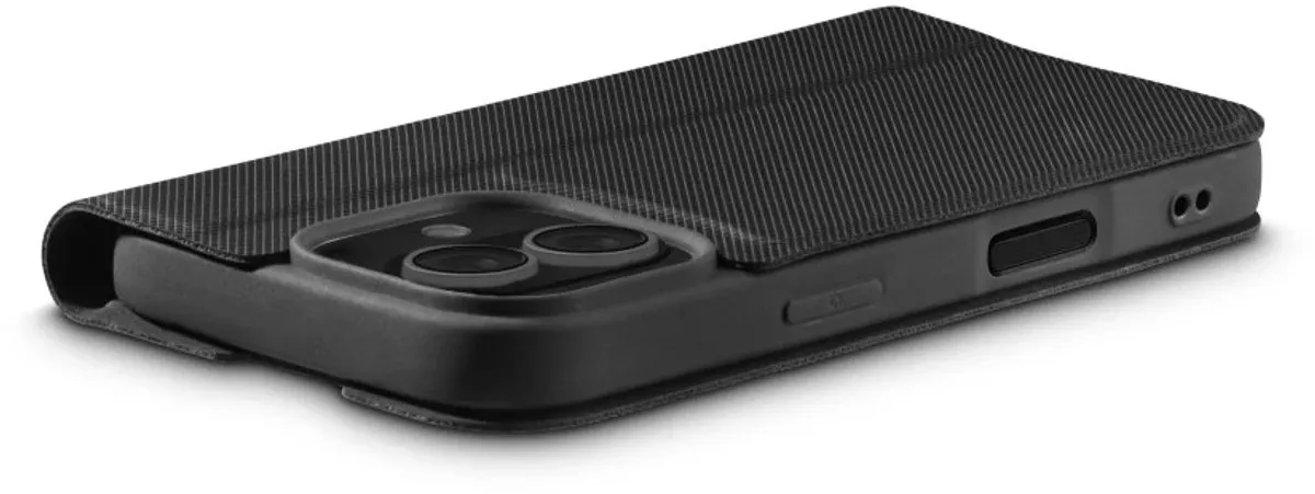 Hama Daily Protect Booklet Hoesje iPhone 16 - 2 Pasjes - Zwart