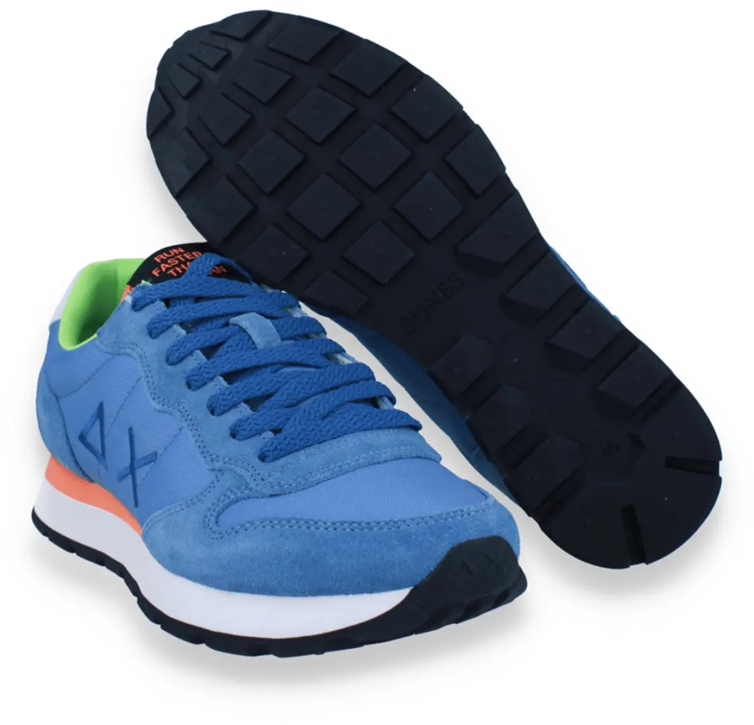 Sun 68 Heren Sneaker Tom Fluo 56 Avio | Blauw | Maat: 40 - afbeelding 4 van 4