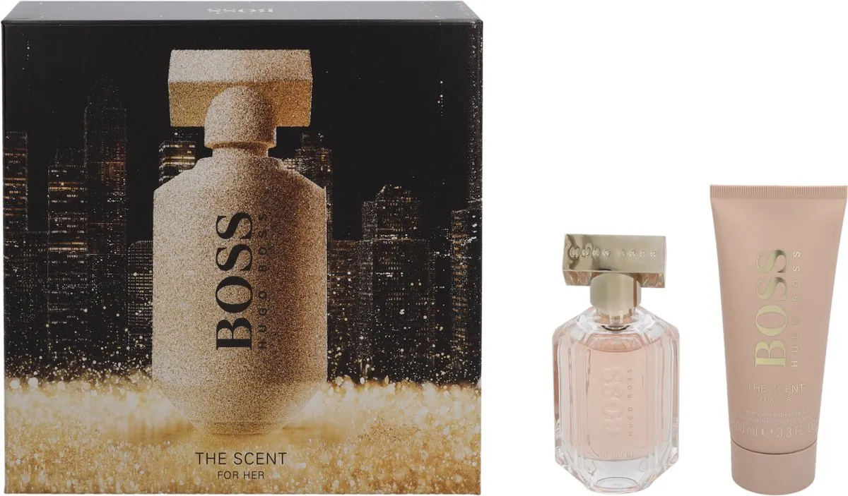 Hugo Boss The Scent 2 Set Vrouw - 50ml Eau de Parfum + Bodylotion