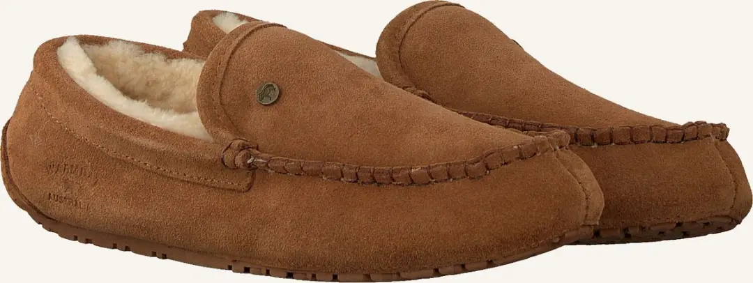Warmbat Earlwood Suede Heren Sloffen - Cognac - afbeelding 6 van 6