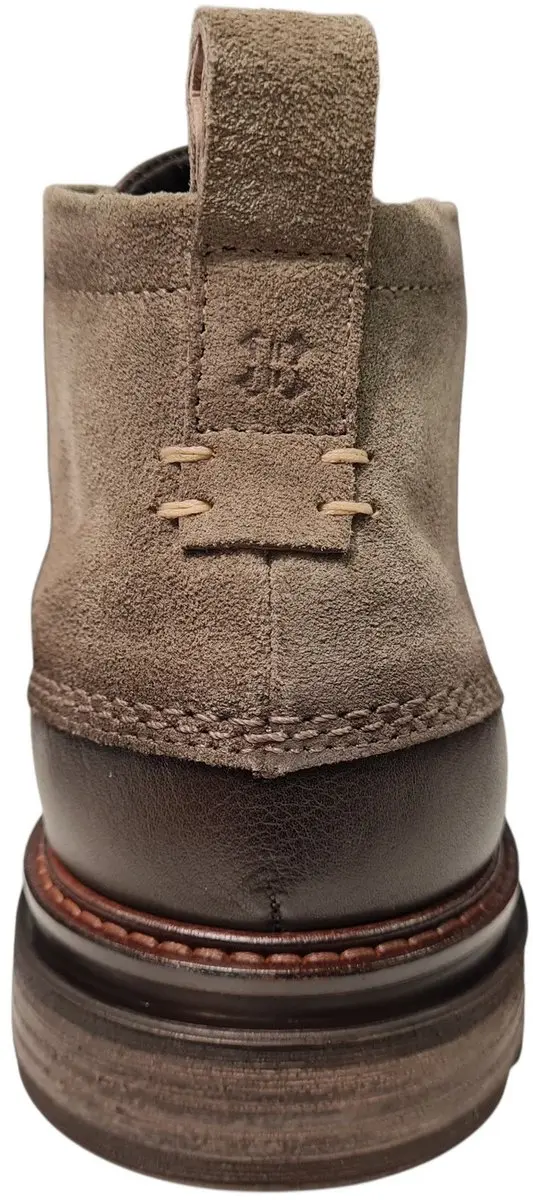 Berkelmans Levin Suede Beige Veterschoenen Heren - Beige - 44 - afbeelding 3 van 4