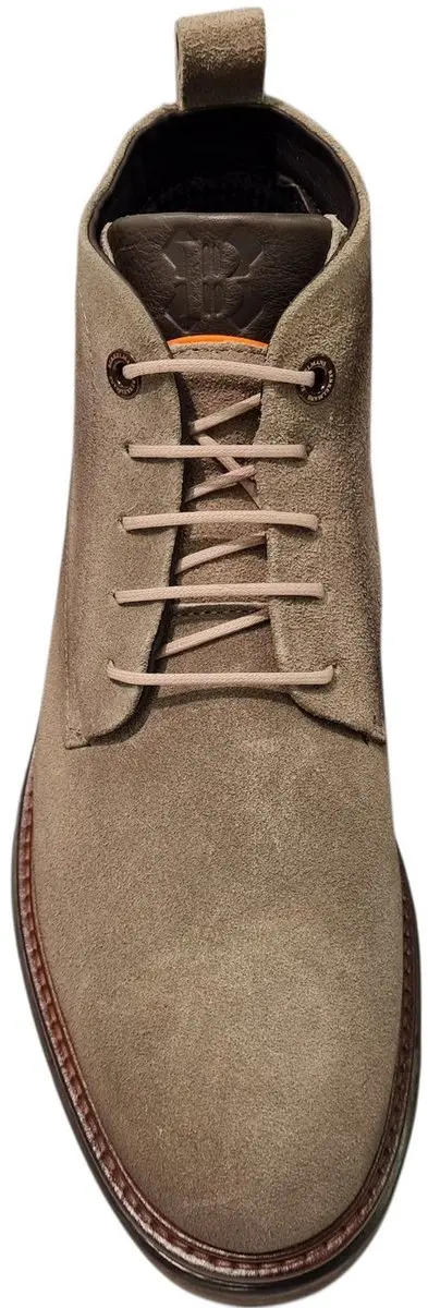 Berkelmans Levin Suede Beige Veterschoenen Heren - Beige - 44 - afbeelding 2 van 4