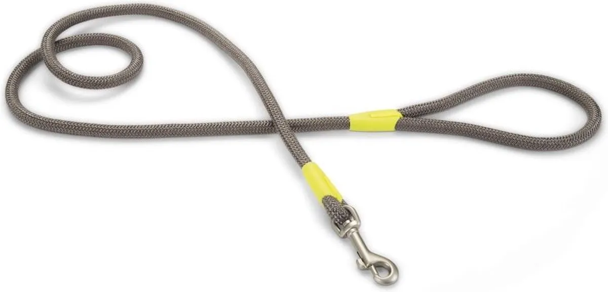 Beeztees Nylon Rond Looplijn Nikra Lichtgrijs 125cm x 10mm