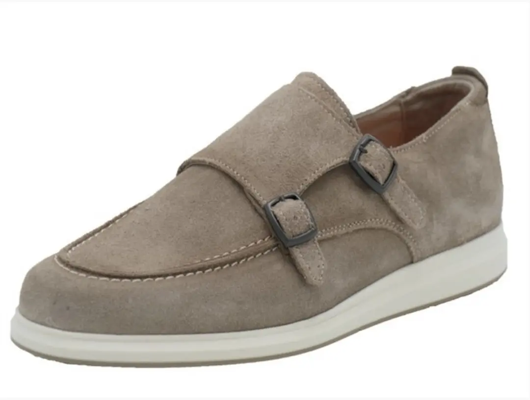Berkelmans Zonda Dodo Instappers Taupe Suede Heren - Taupe - 44 - afbeelding 5 van 6