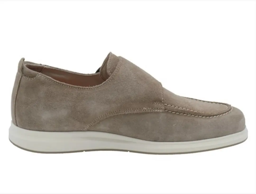 Berkelmans Zonda Dodo Instappers Taupe Suede Heren - Taupe - 44 - afbeelding 6 van 6