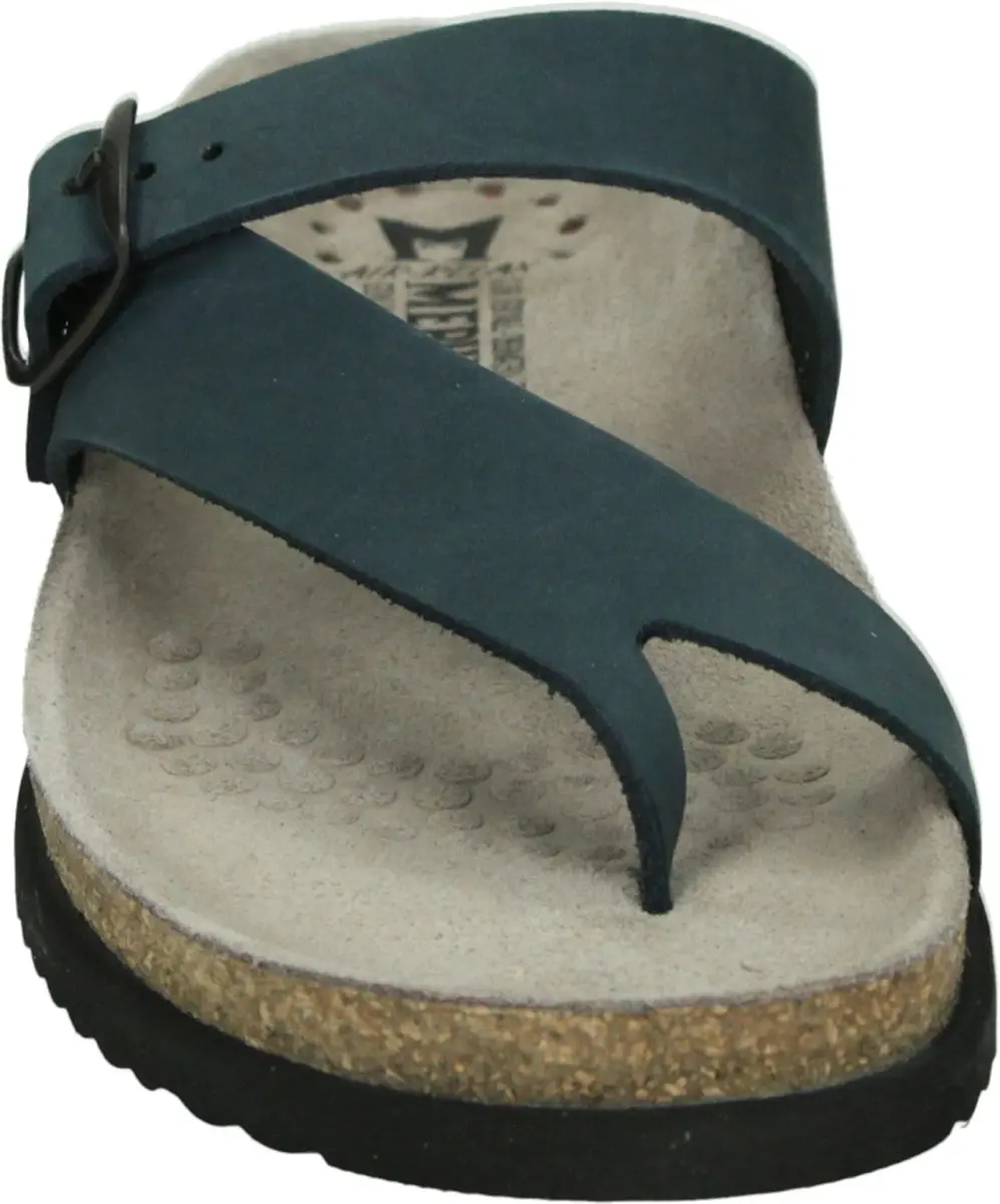 mephisto - HELEN SANDALBUCK - Dames slippers - Kleur: Blauw - Maat: 43 - afbeelding 2 van 6
