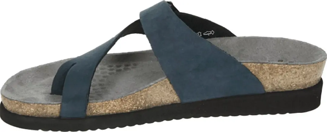 mephisto - HELEN SANDALBUCK - Dames slippers - Kleur: Blauw - Maat: 43 - afbeelding 6 van 6