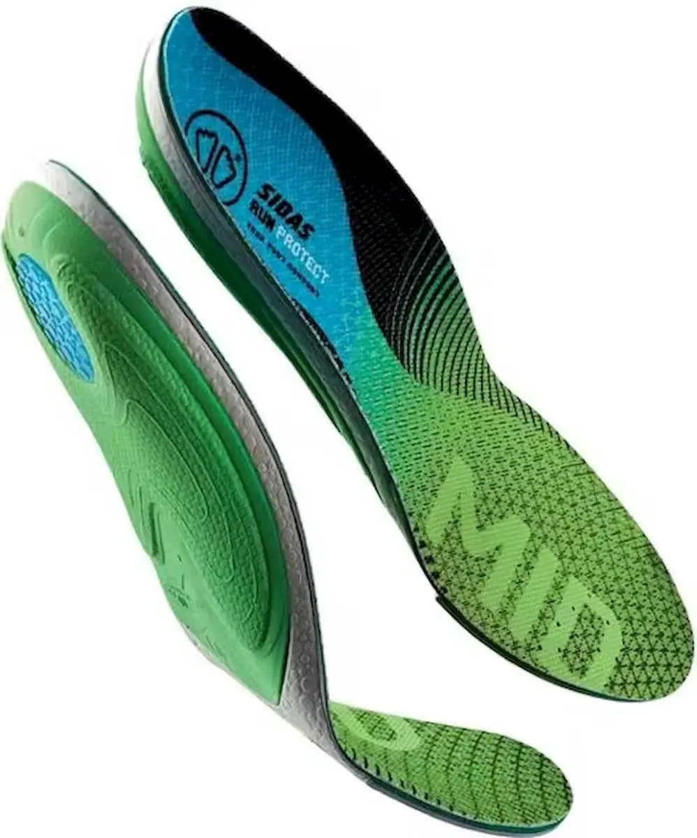 Sidas 3 Feet Run Protect Mid Inlegzolen - Transparant - afbeelding 4 van 6
