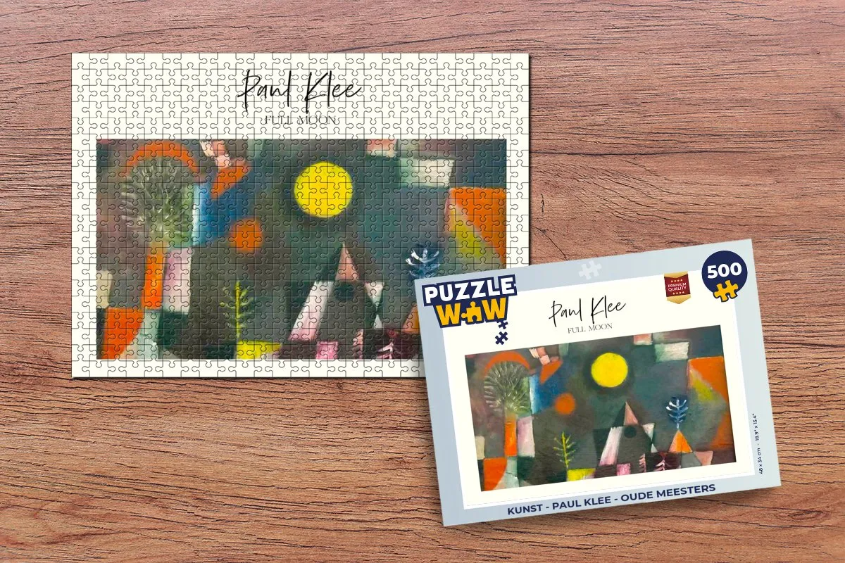 PuzzleWow Paul Klee Oude Meesters Legpuzzel 500 Stuks - Multicolor